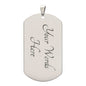 My Son | Never Give Up - Dog tag