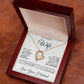 To My Beautiful Wife |  Can't Live Without You - Forever Love Necklace
