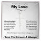 My Love | I'm So Sorry - Faith Cross Necklace