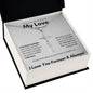 My Love | I'm So Sorry - Faith Cross Necklace