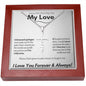 My Love | I'm So Sorry - Faith Cross Necklace