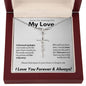 My Love | I'm So Sorry - Faith Cross Necklace