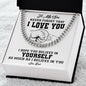 My Son | I Believe in You - Cuban Link Chain