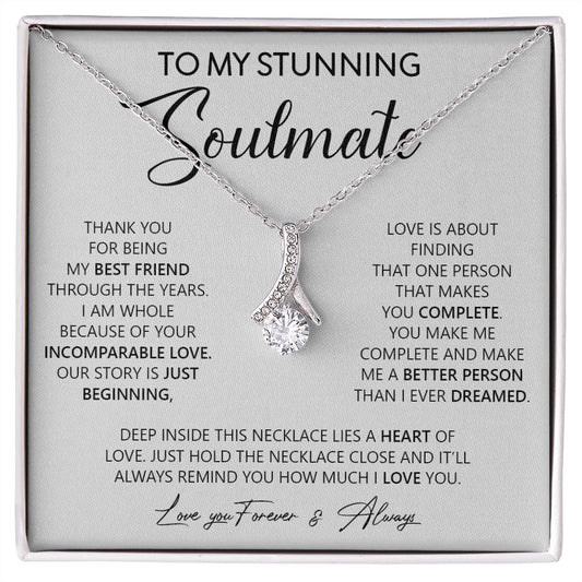 My Stunning Soulmate | You Complete Me - Alluring Beauty Necklace