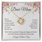 To My Mom | Happy Mother's Day - Love Knot Necklace