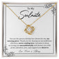 My Soulmate | You're The Missing Piece - Love Knot Necklace