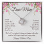 To My Mom | Happy Mother's Day - Love Knot Necklace