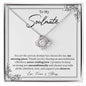 My Soulmate | You're The Missing Piece - Love Knot Necklace