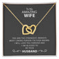 My Wife | You Are Amazing - Interlocking Hearts Necklace