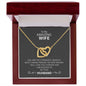 My Wife | You Are Amazing - Interlocking Hearts Necklace