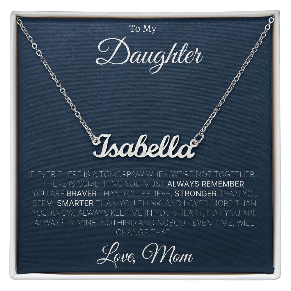 To My Daughter | Personalized Name Necklace