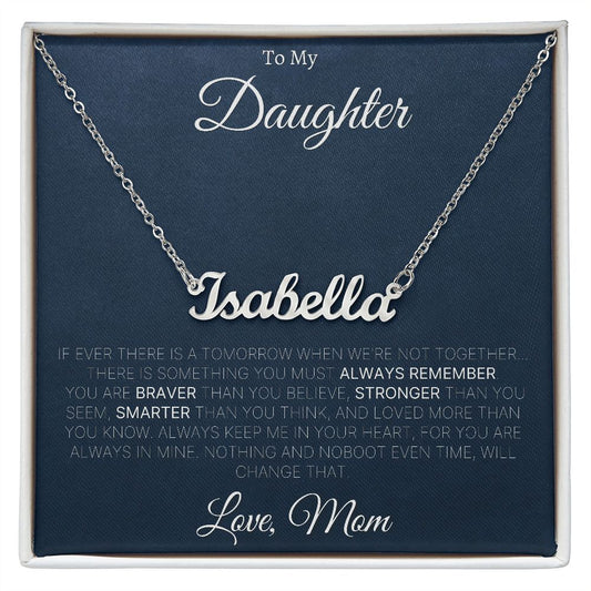 To My Daughter | Personalized Name Necklace