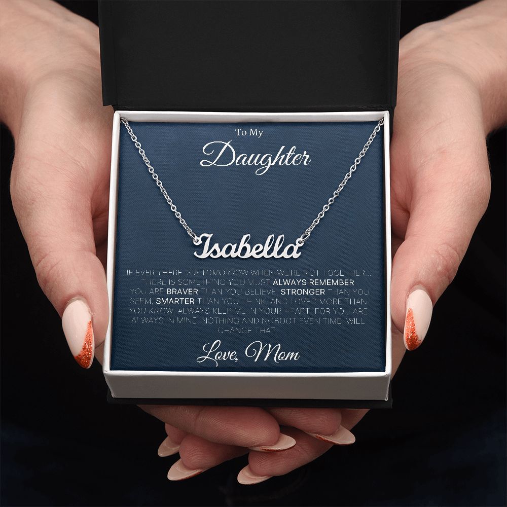 To My Daughter | Personalized Name Necklace