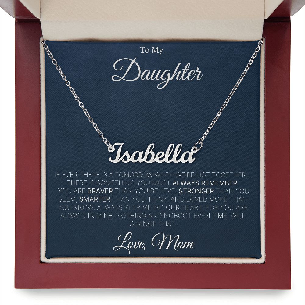 To My Daughter | Personalized Name Necklace