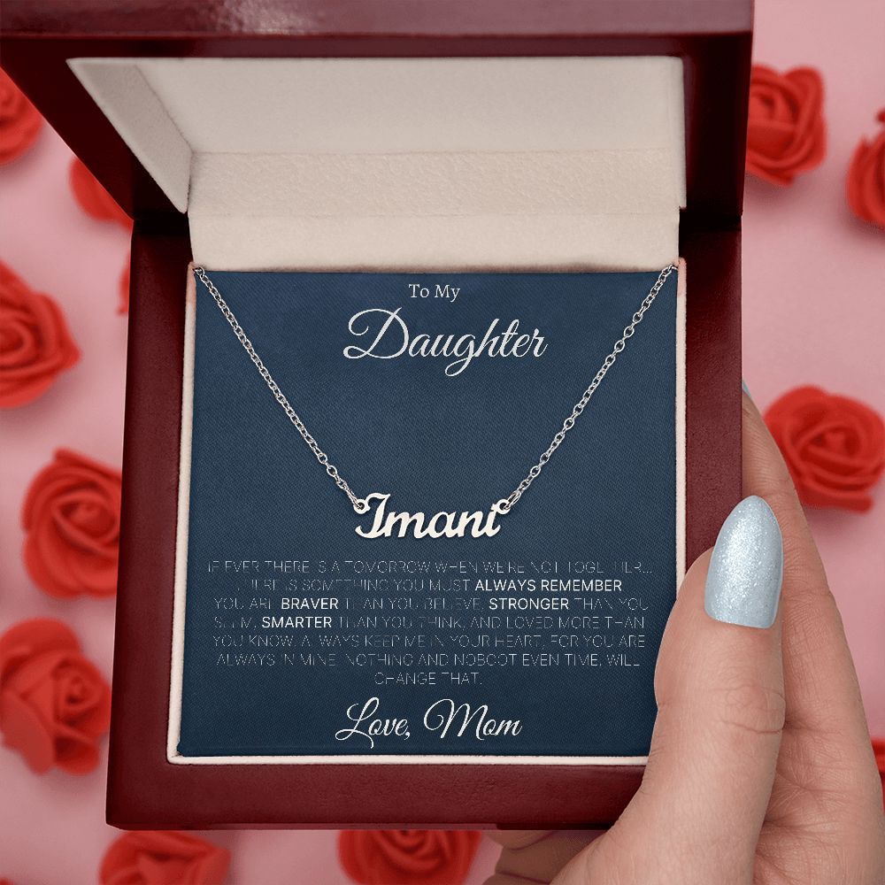 To My Daughter | Personalized Name Necklace