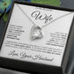 To My Beautiful Wife |  Can't Live Without You - Forever Love Necklace