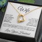 To My Beautiful Wife |  Can't Live Without You - Forever Love Necklace