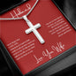To My Husband | My Best Friend - Cross Necklace