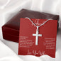 To My Husband | My Best Friend - Cross Necklace