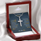 My Son | I Am Proud of You - Stainless Steel Cross Necklace